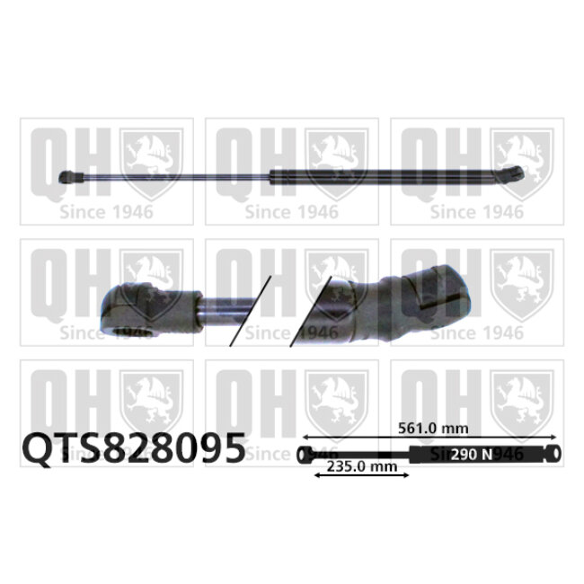 Vérin De Coffre Quinton Hazell Qts828095