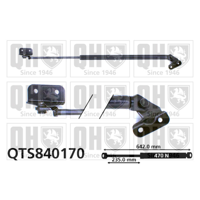 Vérin De Coffre Quinton Hazell Qts840170