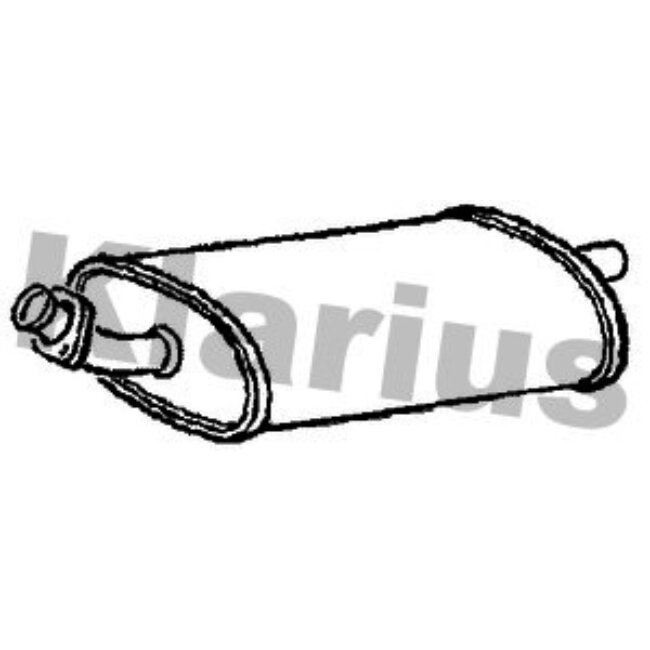 Silencieux Intermédiaire Klarius 210637