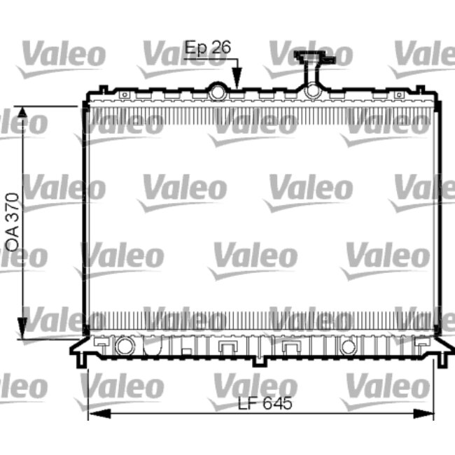 Radiateur De Refroidissement Valeo 735501