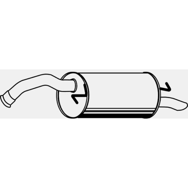 Silencieux Arrière Nps T430a327