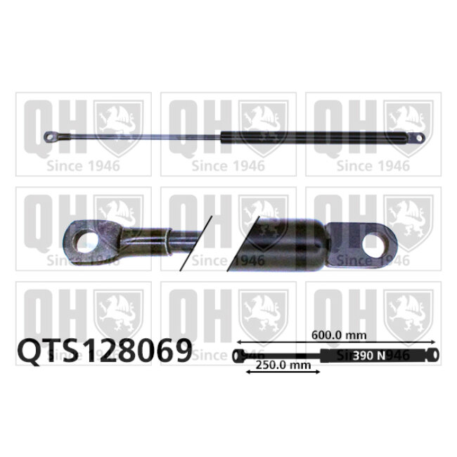 Vérin De Coffre Quinton Hazell Qts128069