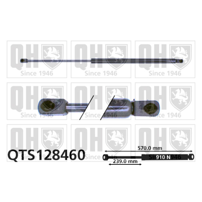 Vérin De Coffre Quinton Hazell Qts128460