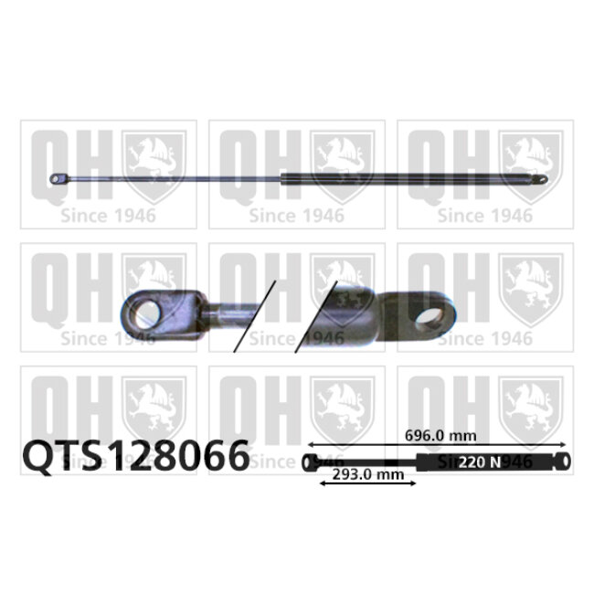 Vérin De Coffre Quinton Hazell Qts128066