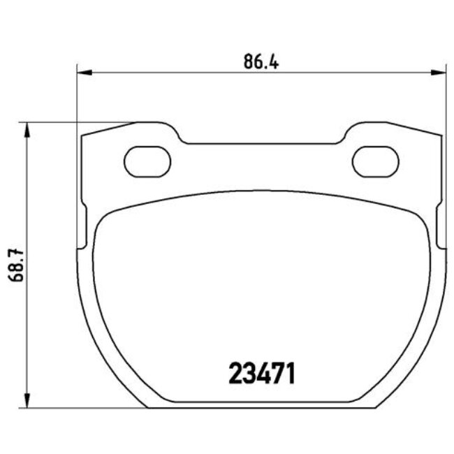 4 Plaquettes De Frein Brembo P44006