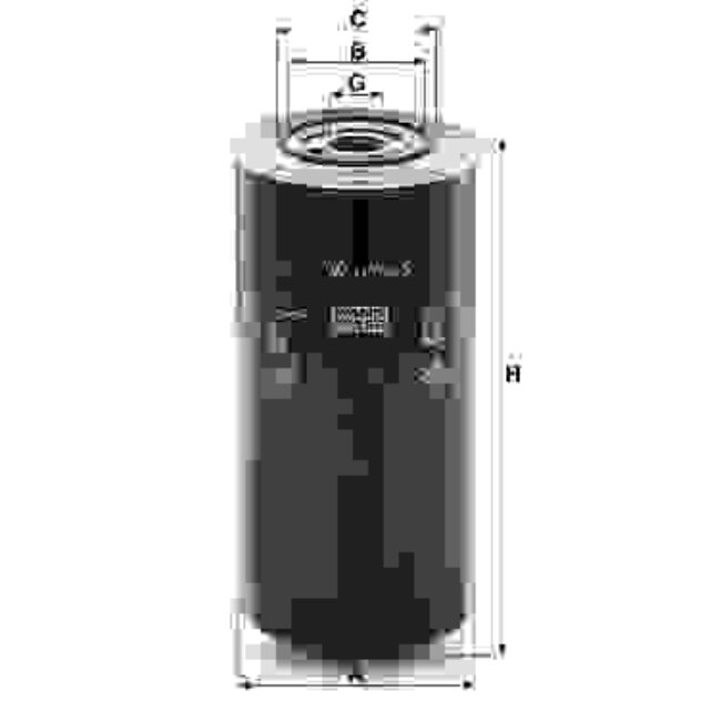 Filtre À Huile Mann-filter W1170/15