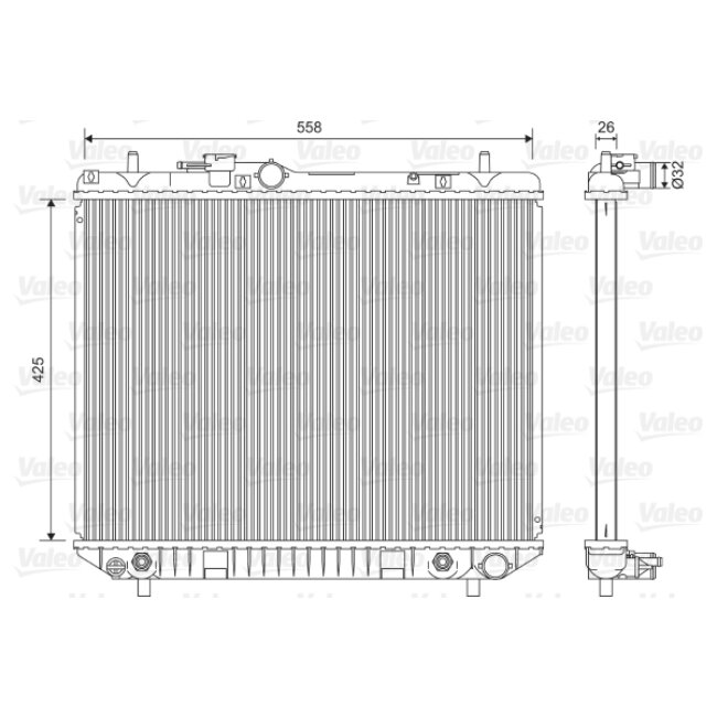 Radiateur De Refroidissement Valeo 701593