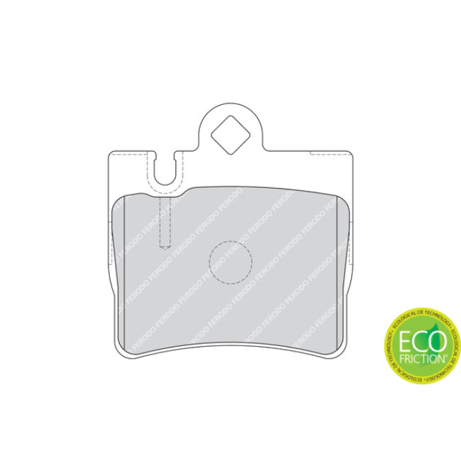 4 Plaquettes De Frein Ferodo Fdb1427