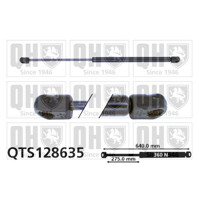 Vérin De Coffre Quinton Hazell Qts128635