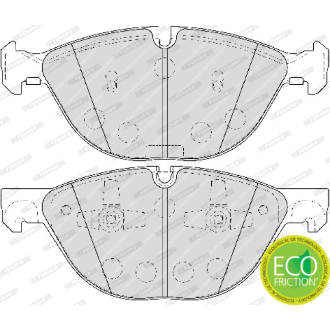 4 Plaquettes De Frein Ferodo Fdb4079