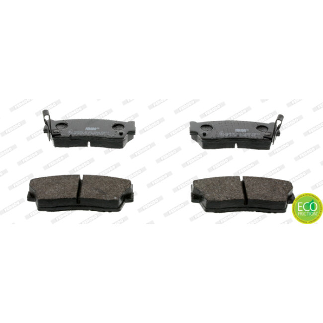 4 Plaquettes De Frein Ferodo Fdb712