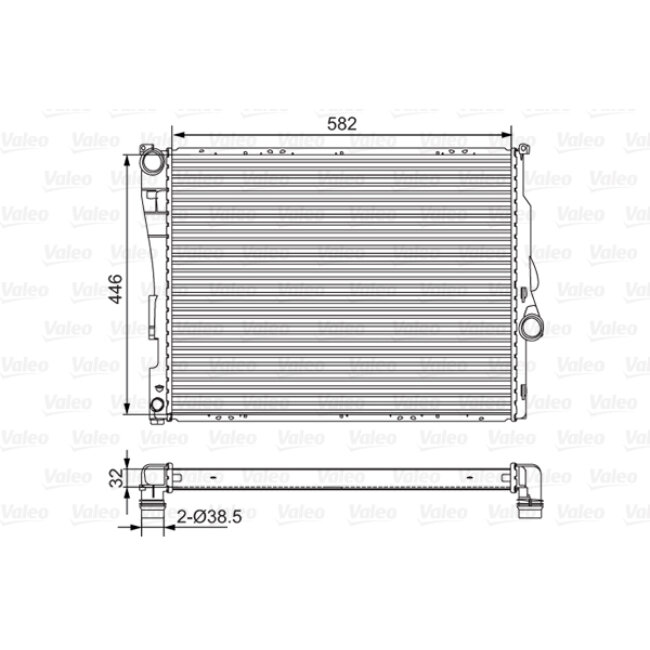 Radiateur De Refroidissement Valeo 701523