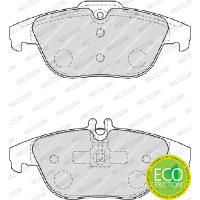 4 Plaquettes De Frein Ferodo Fdb4220