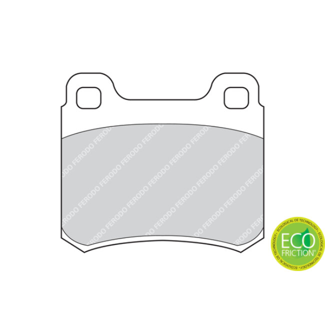 4 Plaquettes De Frein Ferodo Fdb328