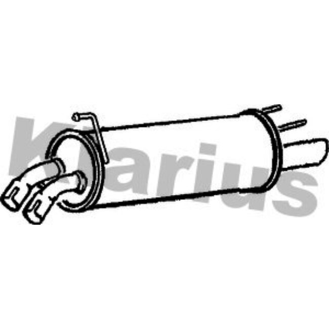 Silencieux Arrière Klarius 220804