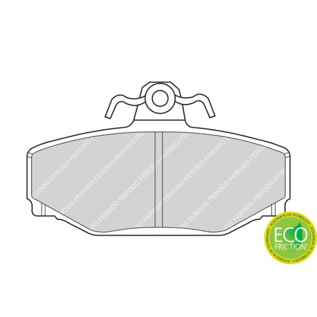 4 Plaquettes De Frein Ferodo Fdb676