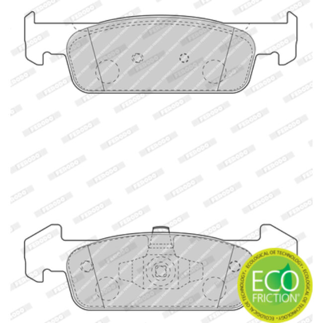 4 Plaquettes De Frein Ferodo Fdb4822