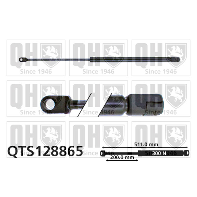 Vérin De Coffre Quinton Hazell Qts128865