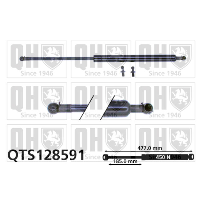 Vérin De Coffre Quinton Hazell Qts128591