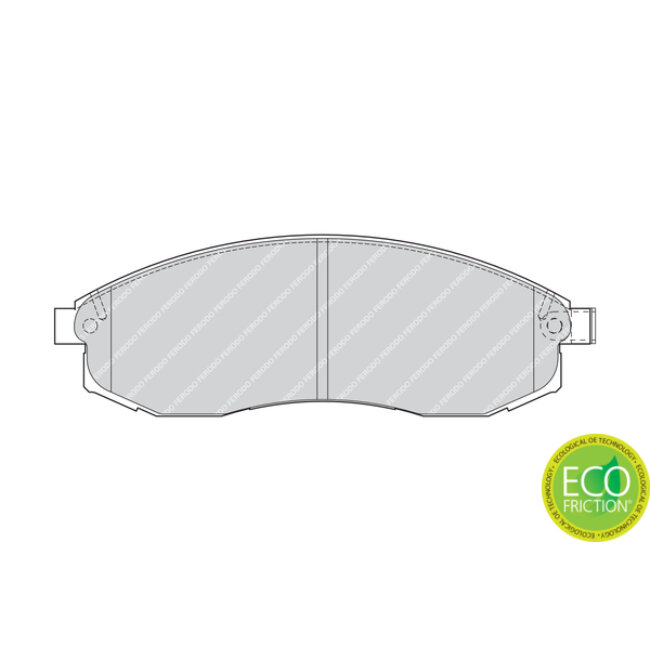 4 Plaquettes De Frein Ferodo Fdb1646