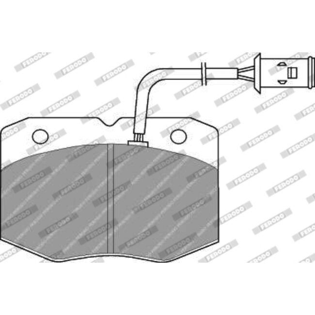4 Plaquettes De Frein Ferodo Fvr713