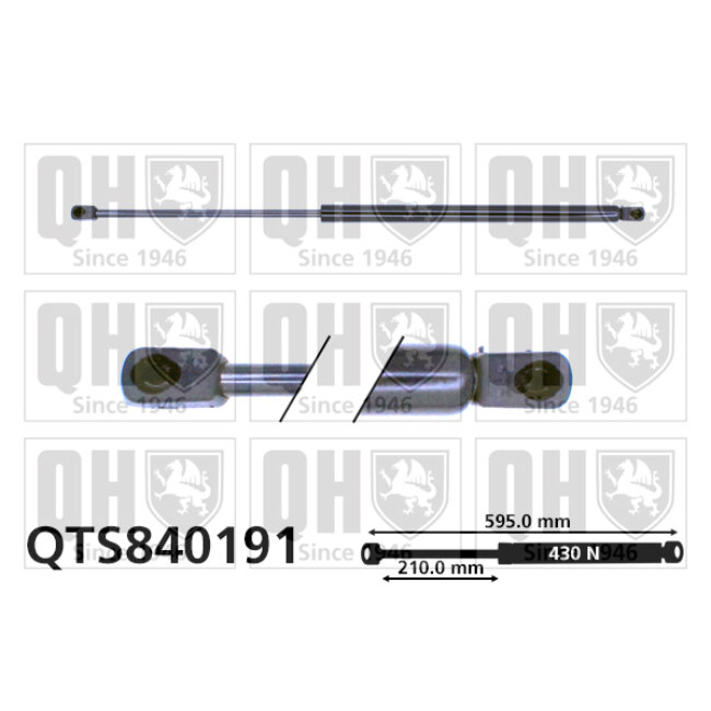 Vérin De Coffre Quinton Hazell Qts840191