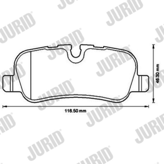 4 Plaquettes De Frein Jurid 572522jc