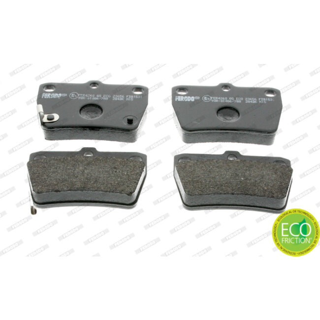 4 Plaquettes De Frein Ferodo Fdb1531