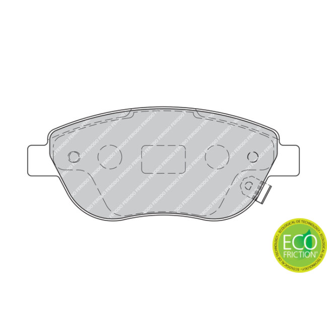 4 Plaquettes De Frein Ferodo Fdb1919