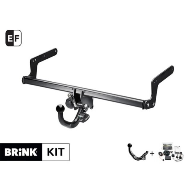 Attelage col De Cygne Démontable Sans Outils Brink 417911 + Faisceau