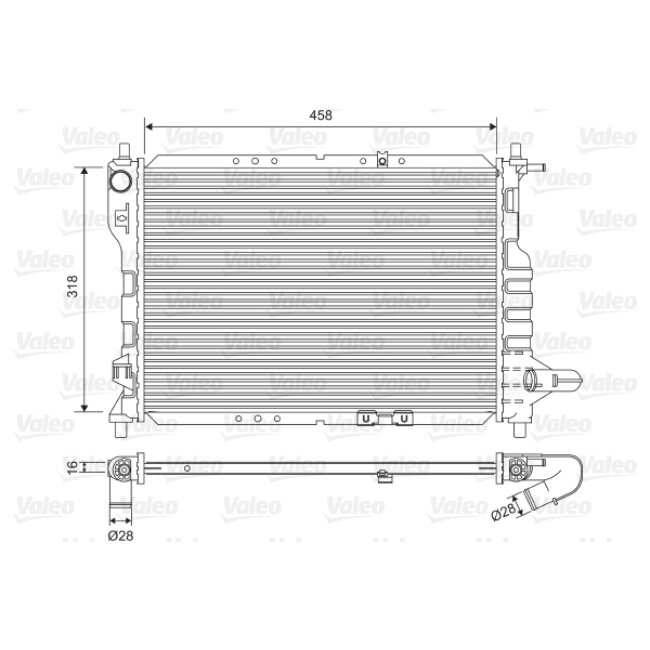 Radiateur De Refroidissement Valeo 701598