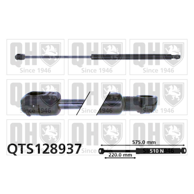 Vérin De Coffre Quinton Hazell Qts128937