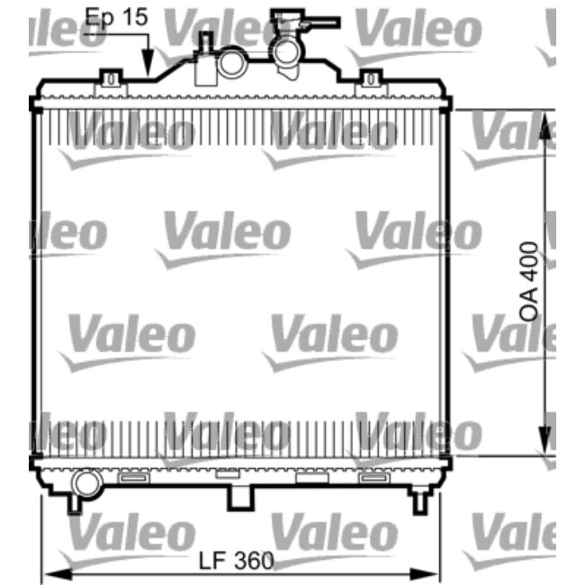 Radiateur De Refroidissement Valeo 735499