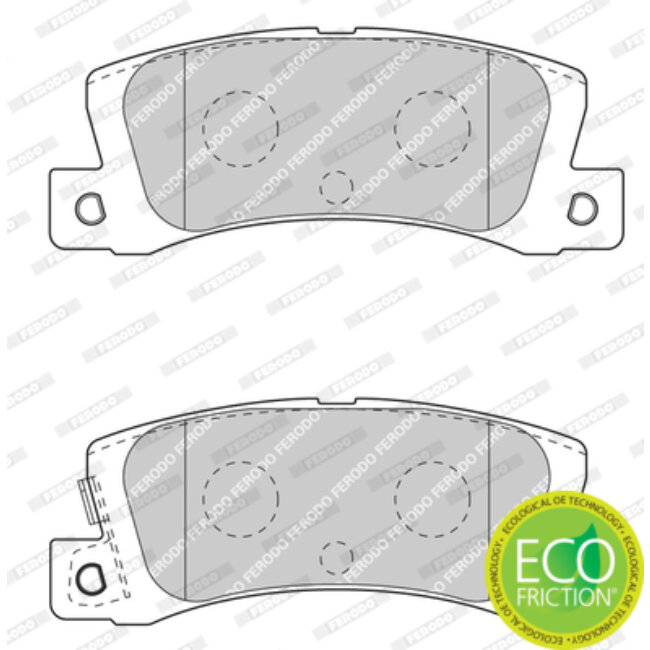 4 Plaquettes De Frein Ferodo Fdb4274