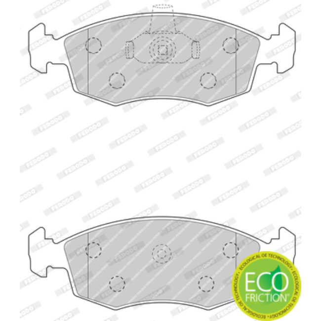 4 Plaquettes De Frein Ferodo Fdb4735