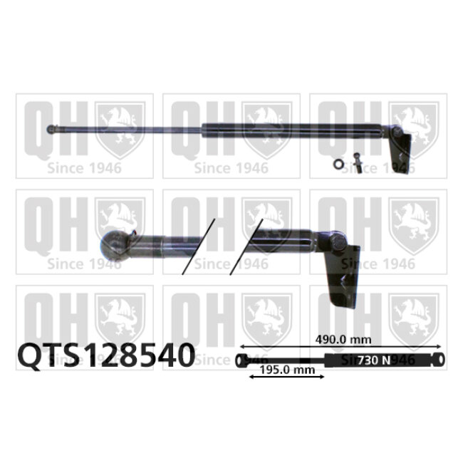 Vérin De Coffre Quinton Hazell Qts128540