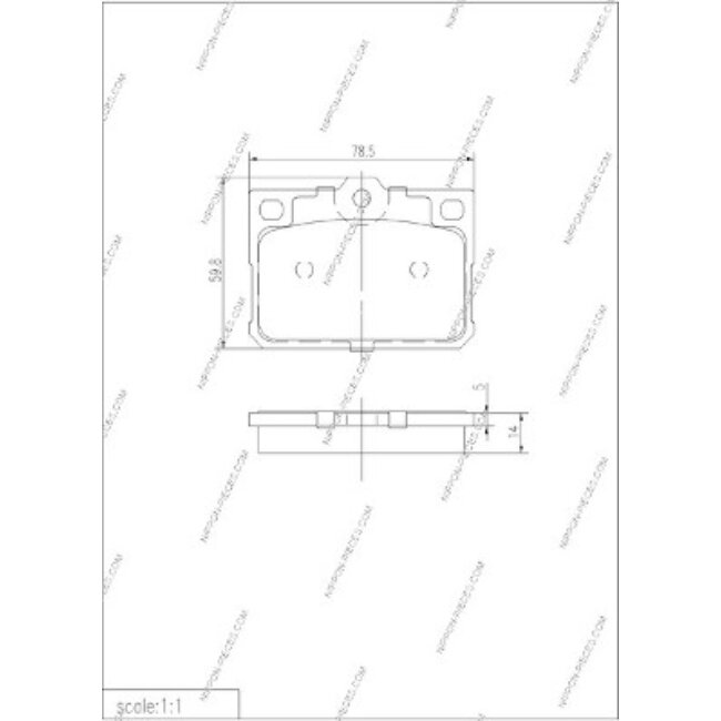 4Plaquettes De Frein Nps M360i62