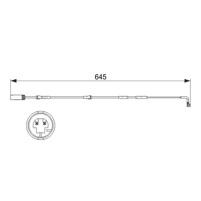 Témoin D'usure Bosch 1987473504