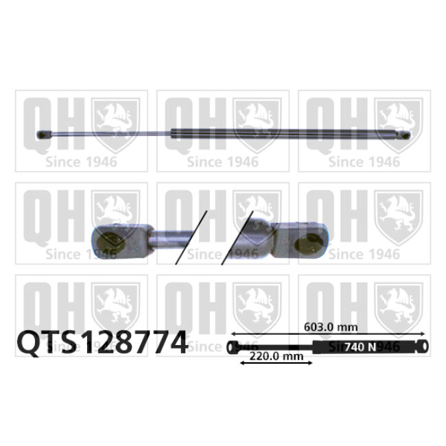 Vérin De Coffre Quinton Hazell Qts128774