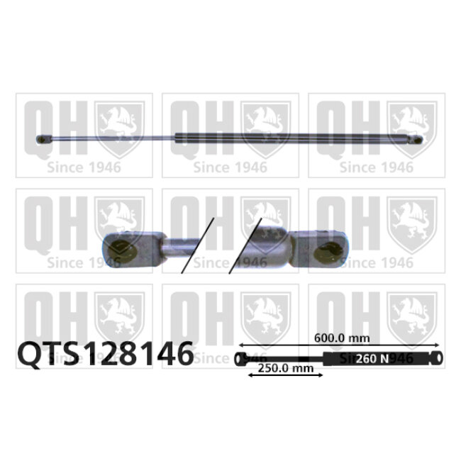 Vérin De Coffre Quinton Hazell Qts128146