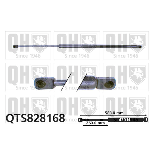 Vérin De Coffre Quinton Hazell Qts828168