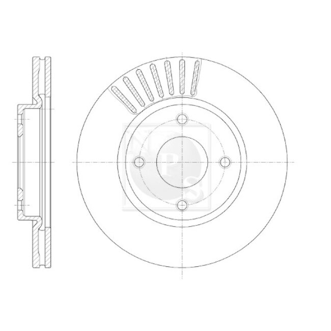 1 Disque De Frein Nps N330n99