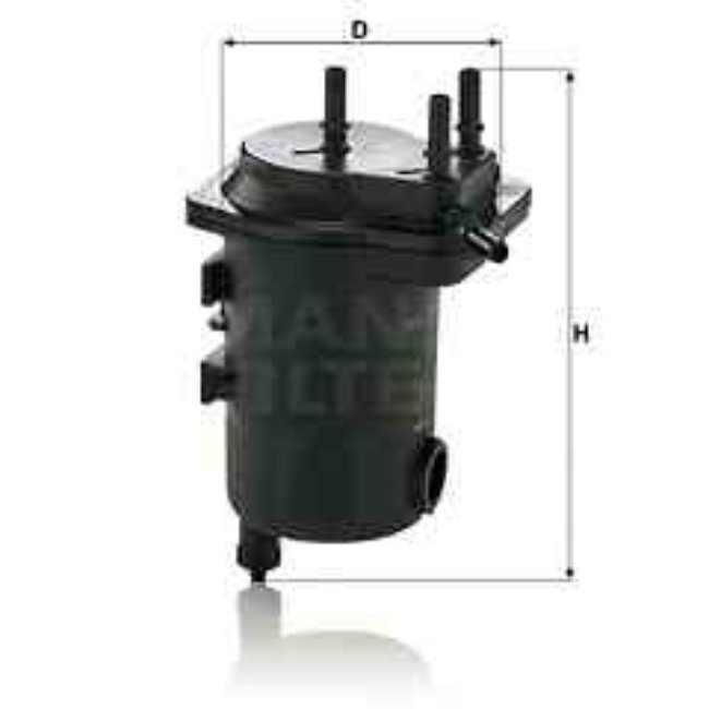 Filtre À Carburant Mann-filter Wk939/10x