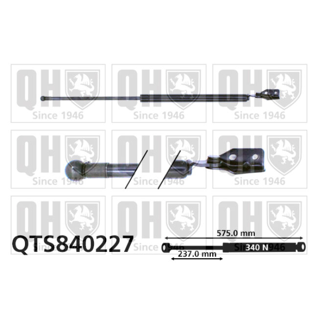 Vérin De Coffre Quinton Hazell Qts840227