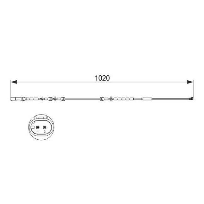 Témoin D'usure Bosch 1987473510