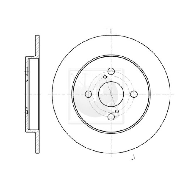 1 Disque De Frein Nps T331a51