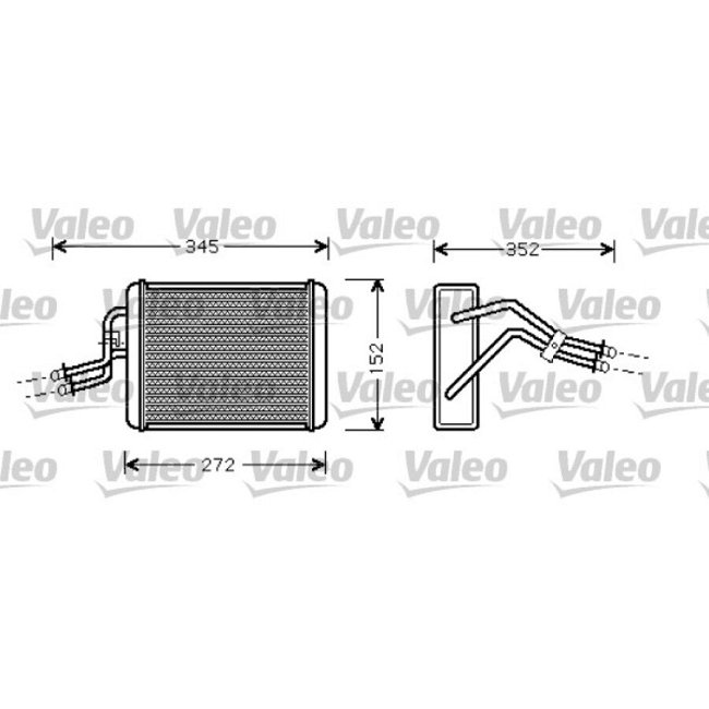 Radiateur De Chauffage Valeo 812364