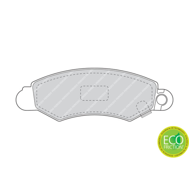 4 Plaquettes De Frein Ferodo Fdb1459