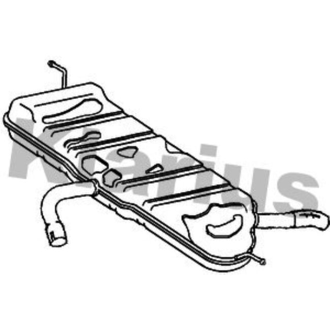 Silencieux Arrière Klarius 220885