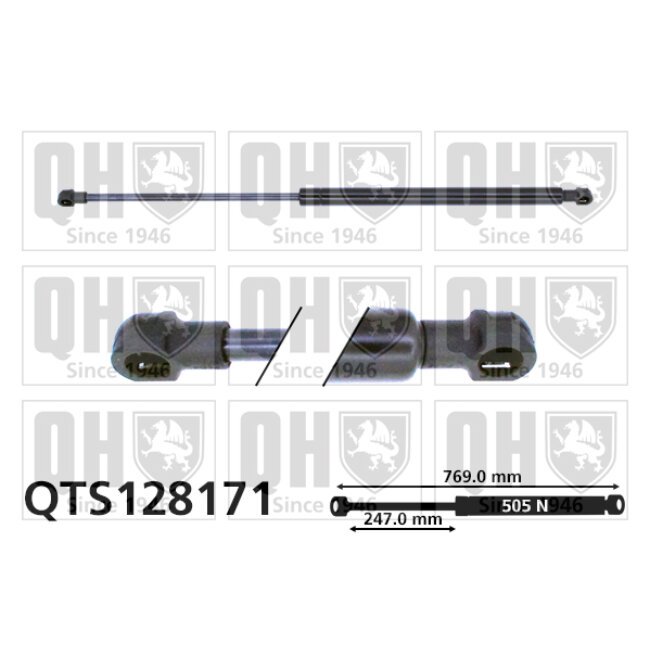 Vérin De Coffre Quinton Hazell Qts128171